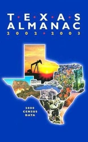 Book cover for Texas Almanac 2002-2003: 2000 Census Data by Dallas Morning News