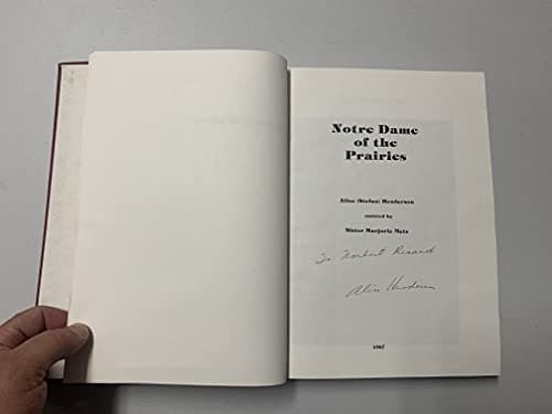 Book cover for Notre Dame of the Prairies by unknown author