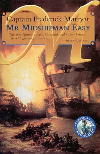 Book cover for Mr Midshipman Easy (Classics of Naval Fiction) by Marryat, Capt. Frederick Capt.
