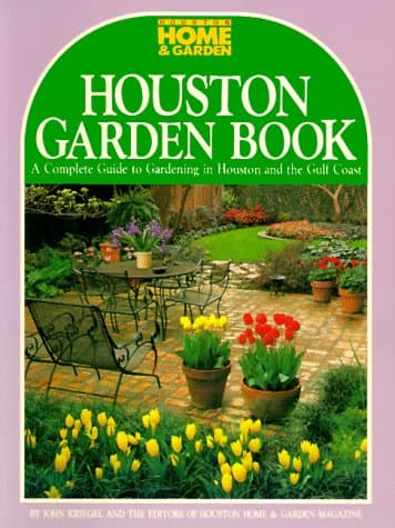 Book cover for Houston Garden Book by Kriegel, John