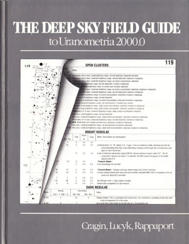 Book cover for The Deep Sky Field Guide to Uranometria 2000.0 by Cragin, Murray