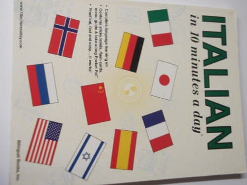 Book cover for Italian in 10 Minutes a Day, 5th Edition by Kershul, Kristine K.