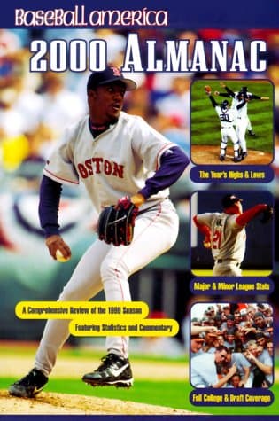 Book cover for Baseball America's 2000 Almanac (Baseball America Almanac) by Baseball america