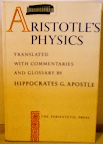Book cover for Aristotle's Physics by Aristotle