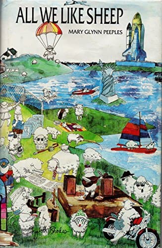 Book cover for All We Like Sheep by Peeples, Mary G.