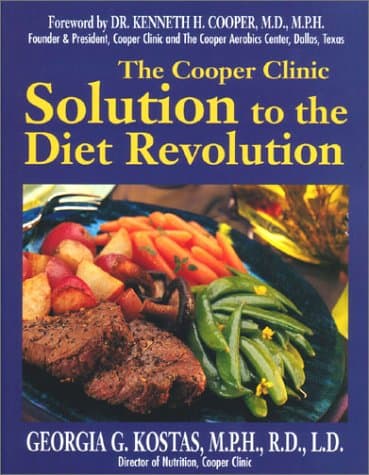 Book cover for The Cooper Clinic Solution to the Diet Revolution: Step Up to the Plate by Kostas, Georgia G.