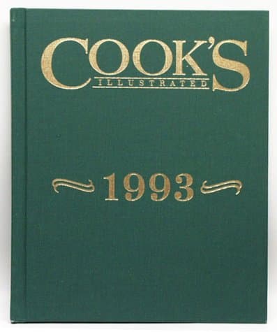 Book cover for Cook's Illustrated 1993 Annual (Cooks Illustrated Annuals) by Magazine, Editors of Cook's Illustrated