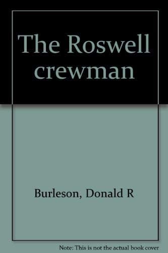 Book cover for The Roswell crewman by Burleson, Donald R
