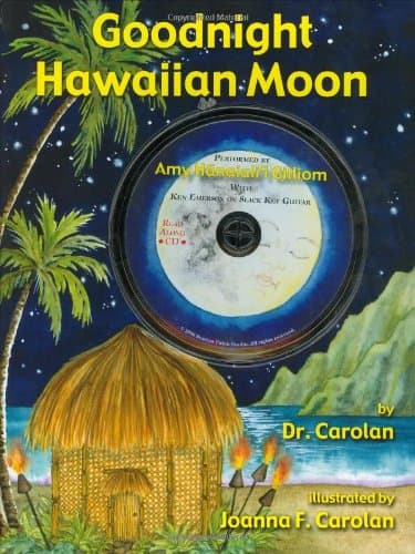 Book cover for Goodnight Hawaiian Moon by Dr. Carolan