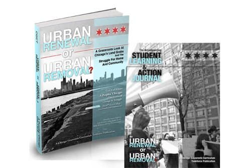 Book cover for Urban Renewal or Urban Removal? A Grassroots Look at Chicago's Landgrabs and the Struggle for Home and Community by Antonio López