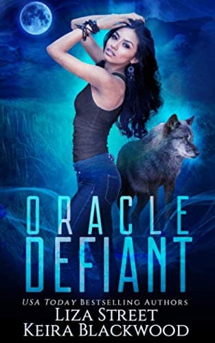 Book cover for Oracle Defiant (Spellbound Shifters: Fates & Visions) by Blackwood, Keira