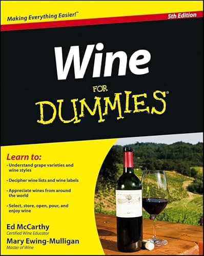 Book cover for Wine for Dummies: Fifth Edition by McCarthy, Ed