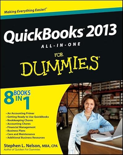 Book cover for QuickBooks 2013 All-in-One For Dummies by Nelson, Stephen L.