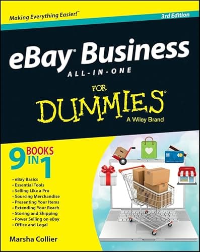 Book cover for eBay Business All-in-One for Dummies by Collier, Marsha