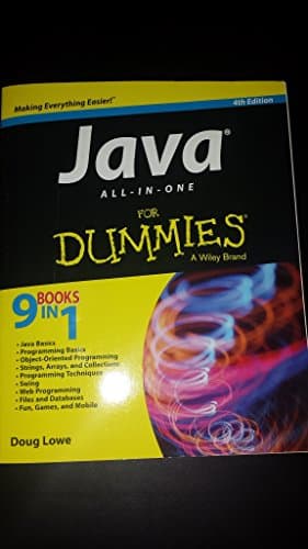Book cover for Java All-in-One For Dummies by Lowe, Doug