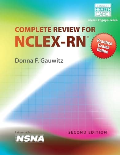 Book cover for Delmar's Complete Review for NCLEX-RN by Gauwitz, Donna F.