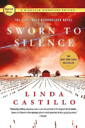 Book cover for Sworn to Silence: The First Kate Burkholder Novel (Kate Burkholder, 1) by Castillo, Linda