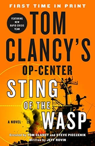 Book cover for Tom Clancy's Op-Center: Sting of the Wasp: A Novel by Rovin, Jeff