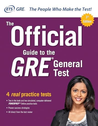 Book cover for The Official Guide to the GRE General Test by Educational Testing Service