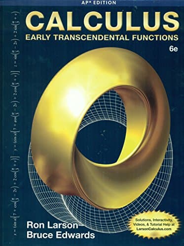 Book cover for Calculus: Early Transcendental Functions (AP* Edition), 6e by Ron Larson