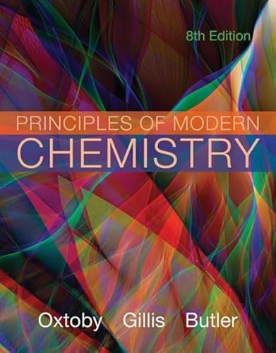 Book cover for Principles of Modern Chemistry by Oxtoby, David