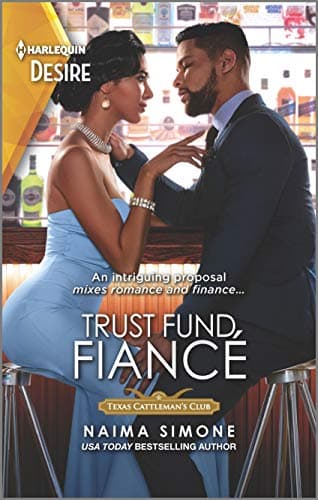 Book cover for Trust Fund Fiancé (Texas Cattleman's Club: Rags to Riches, 4) by Simone, Naima
