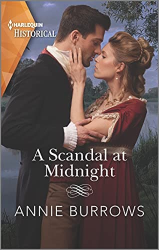 Book cover for A Scandal at Midnight: A scandalous Regency marriage story (The Patterdale Siblings, 1) by Burrows, Annie