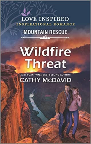 Book cover for Wildfire Threat (Love Inspired: Mountain Rescue) by McDavid, Cathy