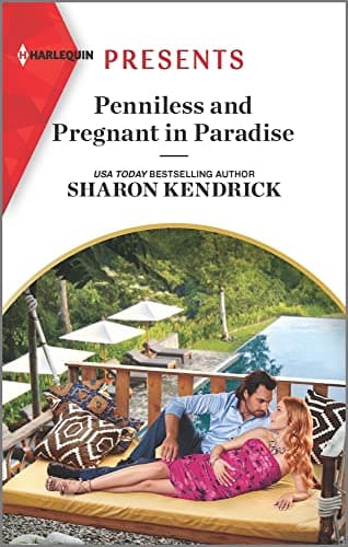 Book cover for Penniless and Pregnant in Paradise: An Uplifting International Romance (Jet-Set Billionaires, 1) by Kendrick, Sharon