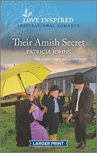 Book cover for Their Amish Secret: An Uplifting Inspirational Romance (Amish Country Matches, 2) by Johns, Patricia