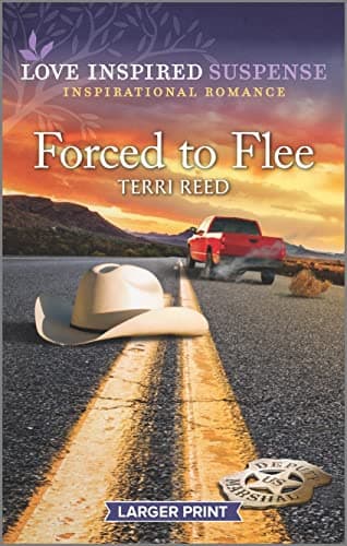 Book cover for Forced to Flee (Love Inspired Suspense) by Reed, Terri