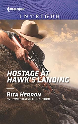Book cover for Hostage at Hawk's Landing (Badge of Justice, 4) by Herron, Rita
