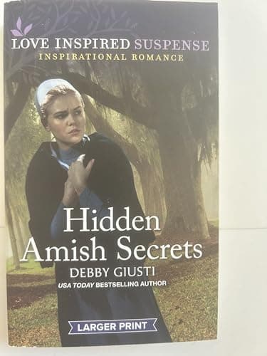 Book cover for HIDDEN AMISH SECRETS (LARGER PRINT) by Debby Giusti