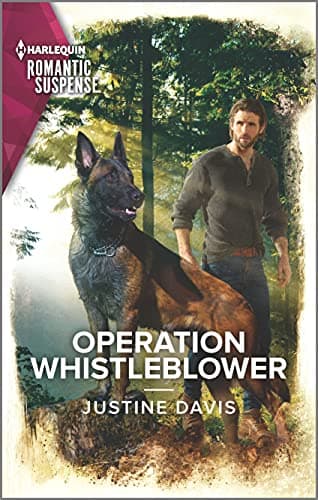 Book cover for Operation Whistleblower: A Thrilling K-9 Suspense Novel (Cutter's Code, 13) by Davis, Justine