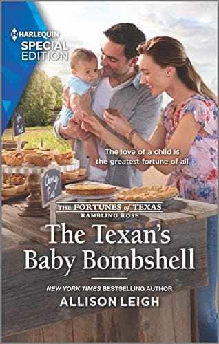 Book cover for The Texan's Baby Bombshell (The Fortunes of Texas: Rambling Rose, 6) by Leigh, Allison