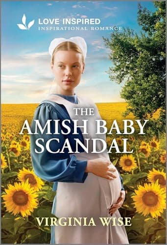 Book cover for The Amish Baby Scandal: An Uplifting Inspirational Romance (Love Inspired) by Wise, Virginia