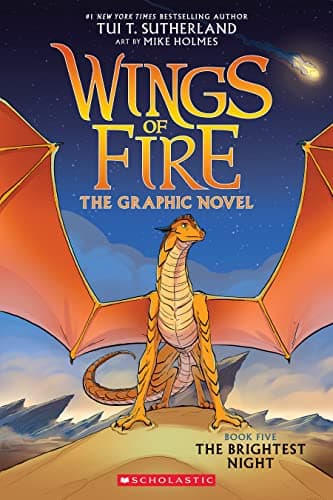 Book cover for Wings of Fire: The Brightest Night: A Graphic Novel (Wings of Fire Graphic Novel #5) (5) by Sutherland, Tui T.