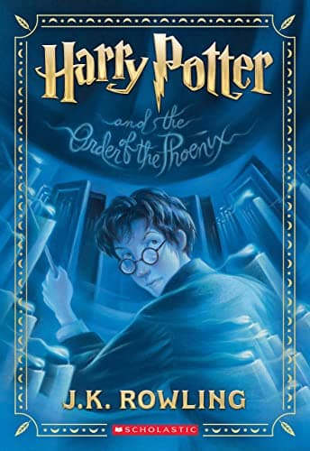 Book cover for Harry Potter and the Order of the Phoenix (Harry Potter, Book 5) (5) by Rowling, J. K.