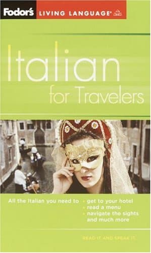 Book cover for Fodor's Italian for Travelers (Phrase Book), 3rd Edition (Fodor's Languages for Travelers) by Fodor's