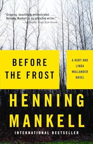 Book cover for Before the Frost by Henning Mankell