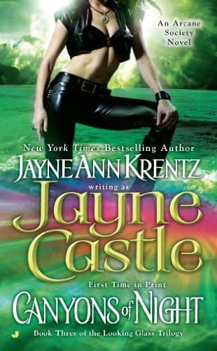 Book cover for Canyons of Night (Thorndike Press Large Print Basic Series: The Looking Glass Trilogy, 3) by Castle, Jayne