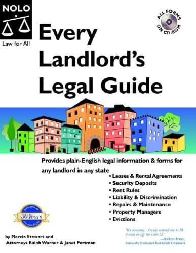 Book cover for Every Landlord's Legal Guide (Law For All) by Stewart, Marcia