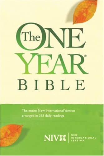 Book cover for The One Year Bible : Arranged in 365 Daily Readings- NIV by Tyndale