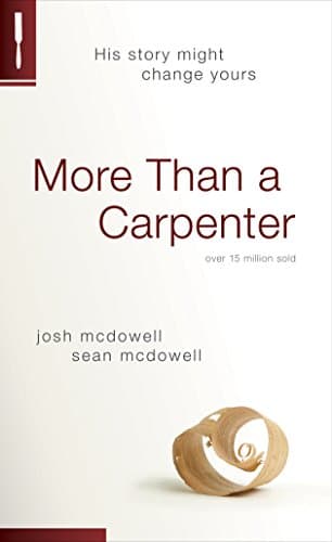 Book cover for More Than a Carpenter by McDowell, Josh