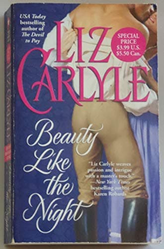 Book cover for Beauty Like the Night by Carlyle, Liz