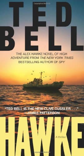 Book cover for Hawke (Alex Hawke, Book 1) by Bell, Ted