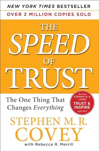 Book cover for The SPEED of Trust: The One Thing That Changes Everything by Stephen M .R. Covey