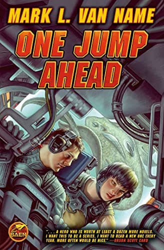 Book cover for One Jump Ahead (1) (Jon & Lobo) by Van Name, Mark L.
