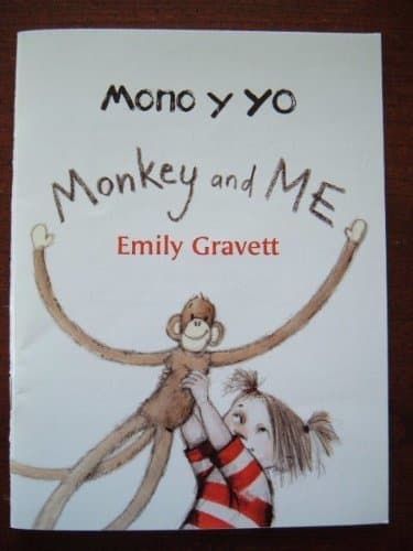 Book cover for Mono y Yo Monkey and Me by Emily Gravett