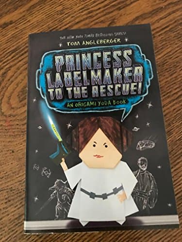 Book cover for Princess Labelmaker to the Rescue an Origami Yoda Book by Tom Angleberger
